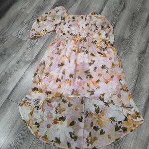 Floral Long Sleeve Dress